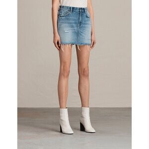 All Saints Betty Denim Skirt 4